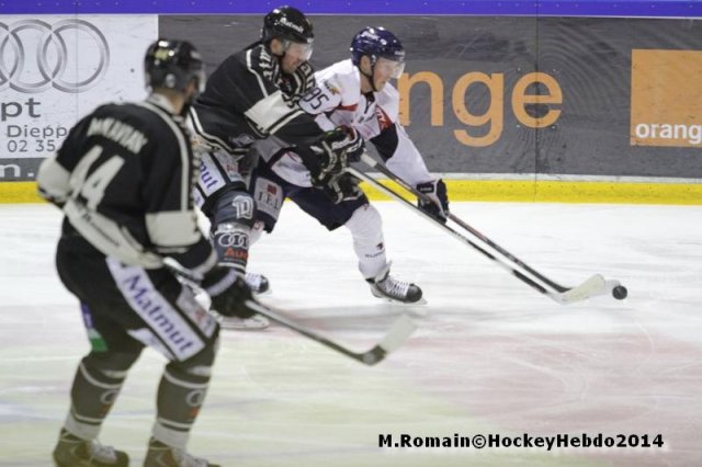 Photo hockey match Rouen - Angers  le 11/03/2014