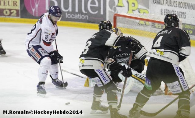 Photo hockey match Rouen - Angers  le 11/03/2014