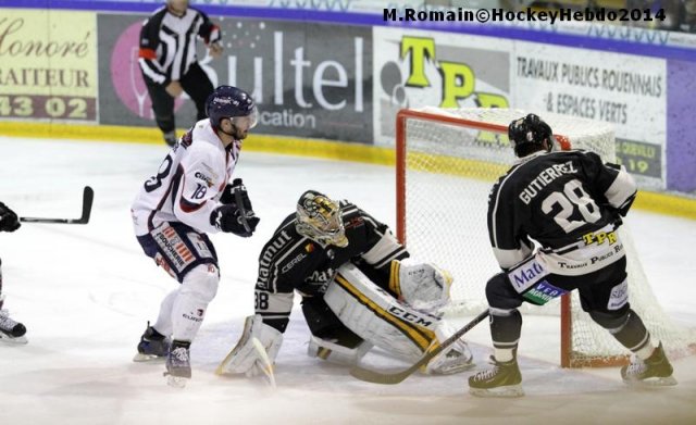 Photo hockey match Rouen - Angers  le 11/03/2014