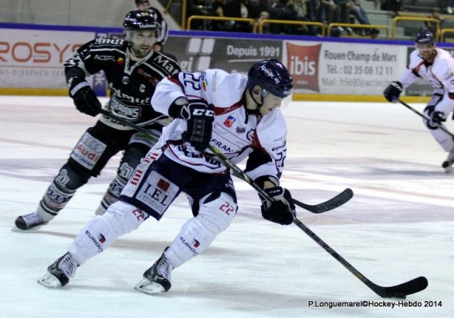 Photo hockey match Rouen - Angers  le 12/03/2014