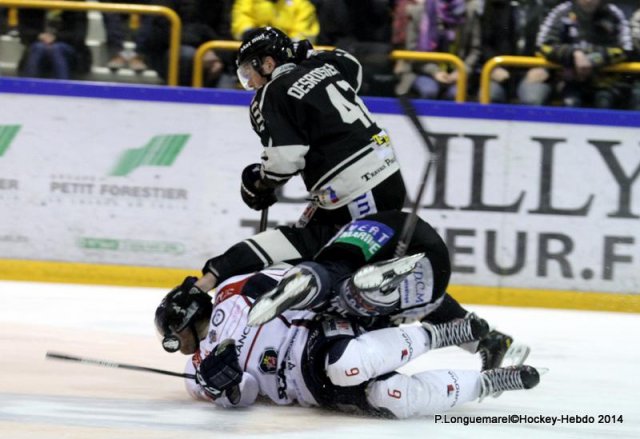 Photo hockey match Rouen - Angers  le 12/03/2014