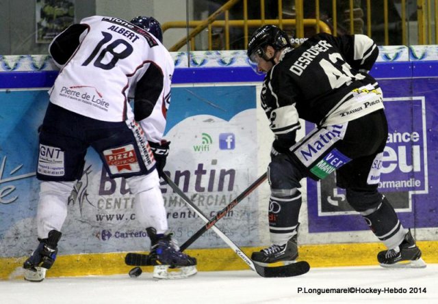 Photo hockey match Rouen - Angers  le 12/03/2014