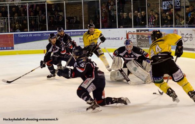 Photo hockey match Angers  - Rouen le 14/03/2014