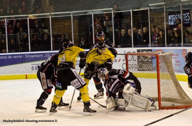 Photo hockey match Angers  - Rouen le 14/03/2014