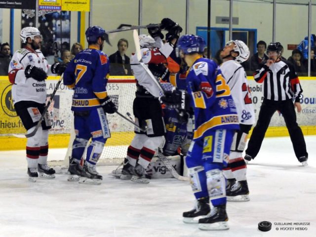 Photo hockey match Dijon  - Briançon  le 15/03/2014