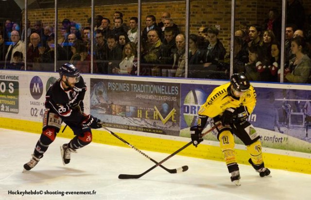 Photo hockey match Angers  - Rouen le 15/03/2014