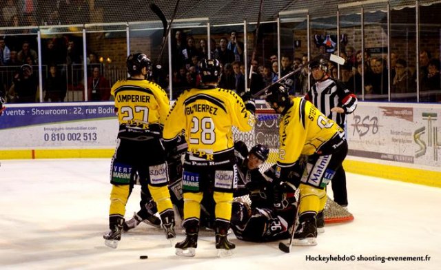 Photo hockey match Angers  - Rouen le 15/03/2014