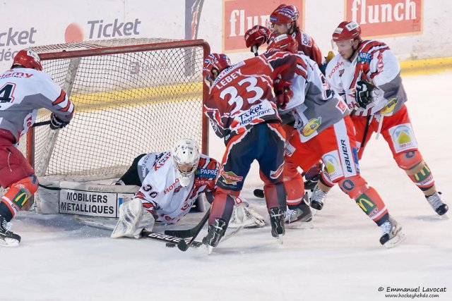 Photo hockey match Lyon - Cholet  le 15/03/2014
