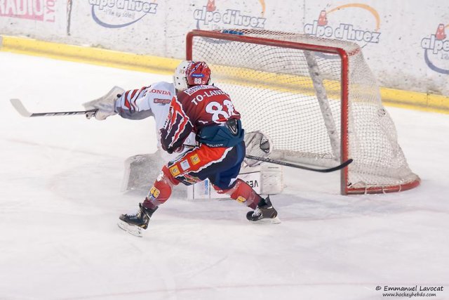 Photo hockey match Lyon - Cholet  le 15/03/2014