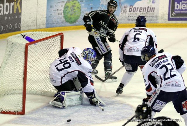 Photo hockey match Rouen - Angers  le 18/03/2014