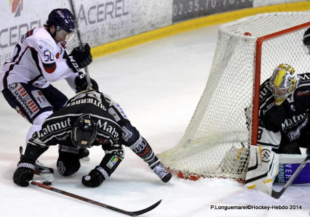 Photo hockey match Rouen - Angers  le 18/03/2014