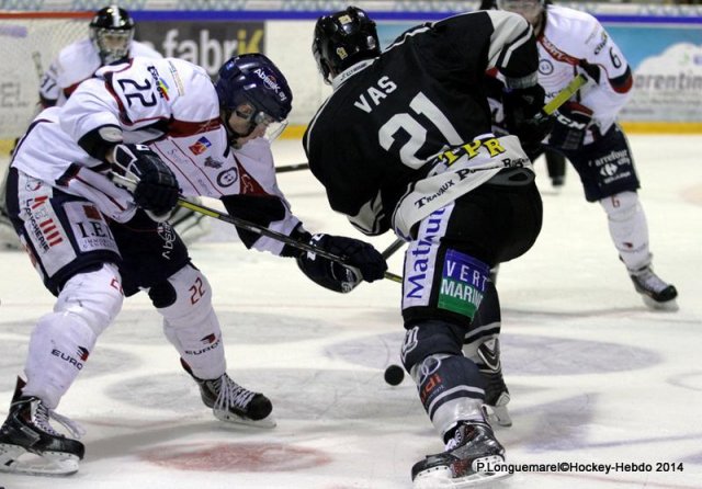 Photo hockey match Rouen - Angers  le 18/03/2014