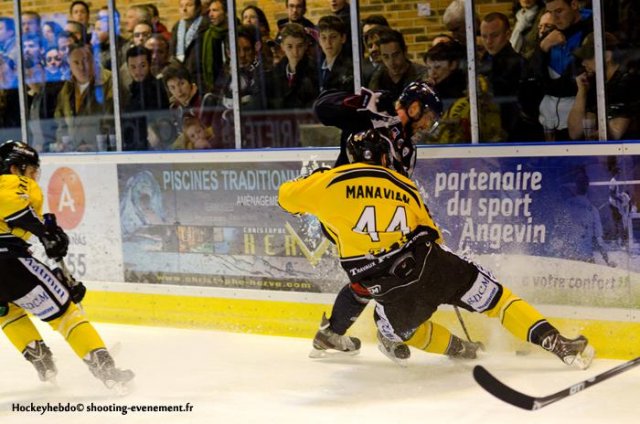 Photo hockey match Angers  - Rouen le 21/03/2014