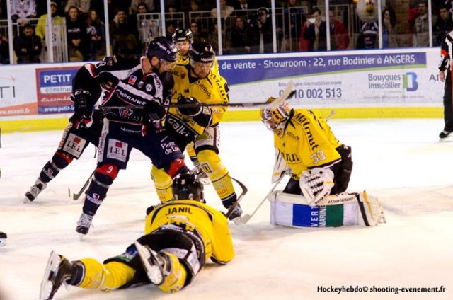 Photo hockey match Angers  - Rouen le 21/03/2014