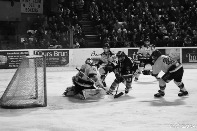 Photo hockey match Bordeaux - Mulhouse le 22/03/2014