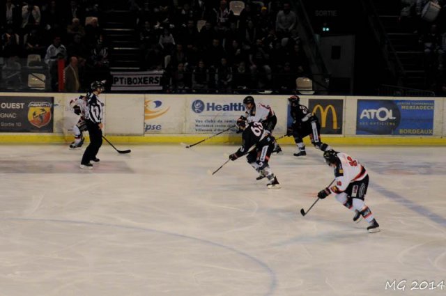 Photo hockey match Bordeaux - Mulhouse le 22/03/2014