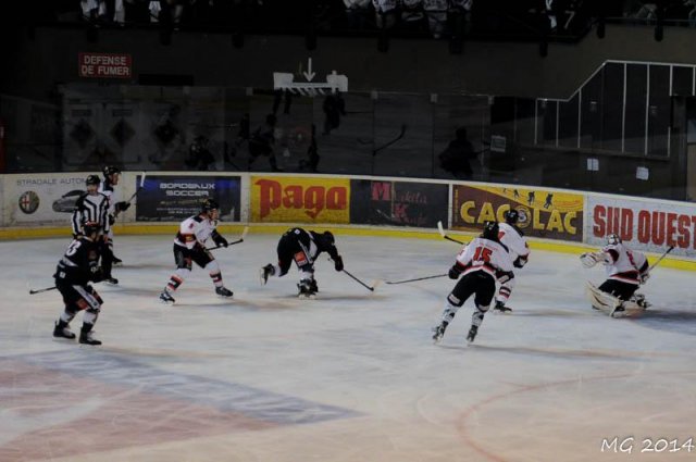 Photo hockey match Bordeaux - Mulhouse le 22/03/2014