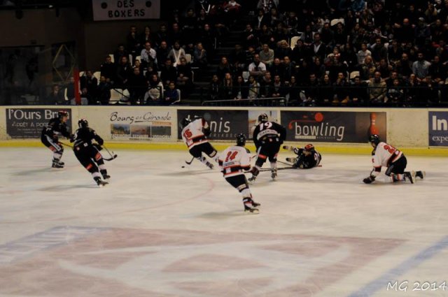 Photo hockey match Bordeaux - Mulhouse le 22/03/2014