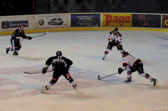 Photo hockey match Bordeaux - Mulhouse le 22/03/2014