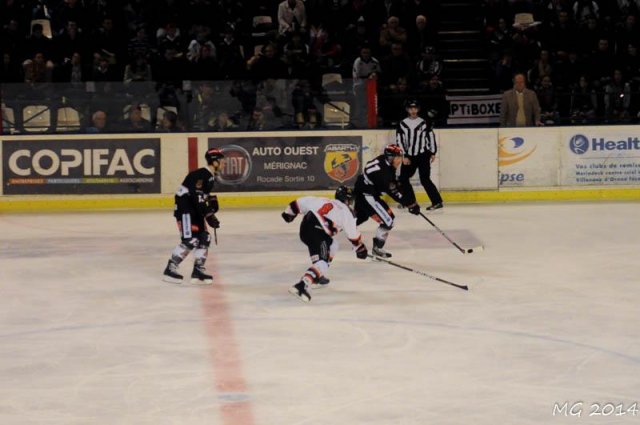 Photo hockey match Bordeaux - Mulhouse le 22/03/2014