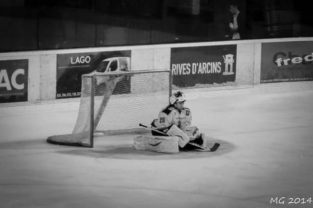Photo hockey match Bordeaux - Mulhouse le 22/03/2014