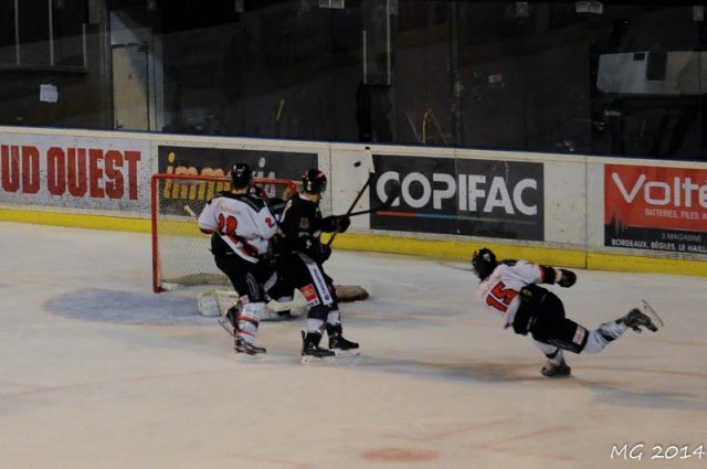 Photo hockey match Bordeaux - Mulhouse le 22/03/2014