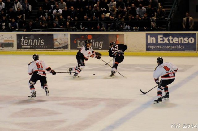 Photo hockey match Bordeaux - Mulhouse le 22/03/2014