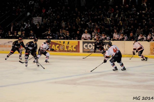 Photo hockey match Bordeaux - Mulhouse le 22/03/2014
