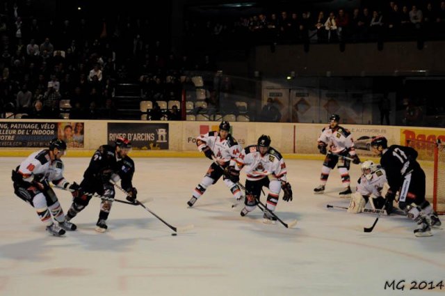 Photo hockey match Bordeaux - Mulhouse le 23/03/2014