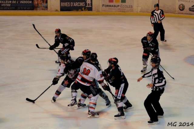 Photo hockey match Bordeaux - Mulhouse le 23/03/2014