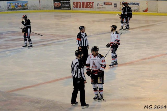 Photo hockey match Bordeaux - Mulhouse le 23/03/2014
