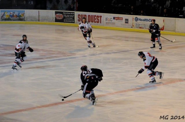 Photo hockey match Bordeaux - Mulhouse le 23/03/2014