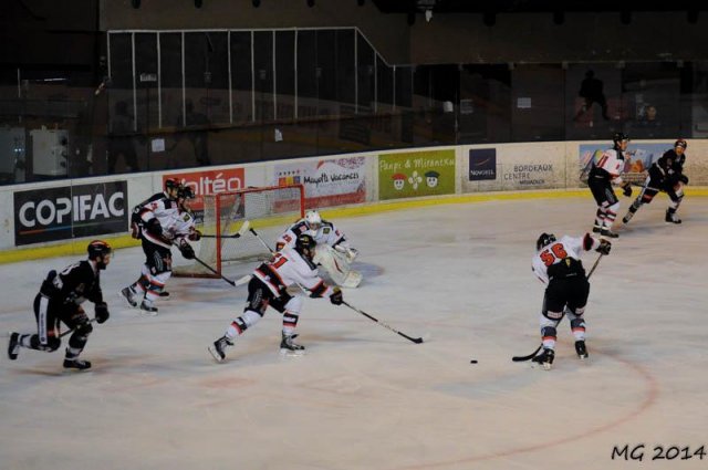 Photo hockey match Bordeaux - Mulhouse le 23/03/2014