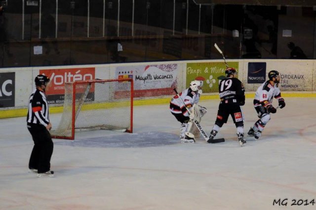 Photo hockey match Bordeaux - Mulhouse le 23/03/2014