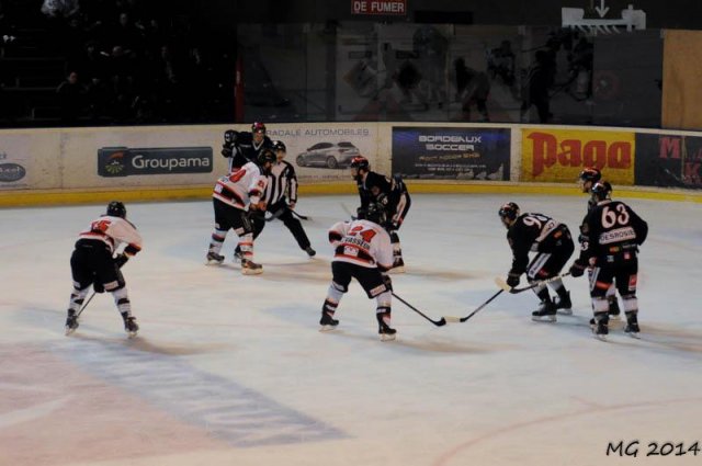 Photo hockey match Bordeaux - Mulhouse le 23/03/2014