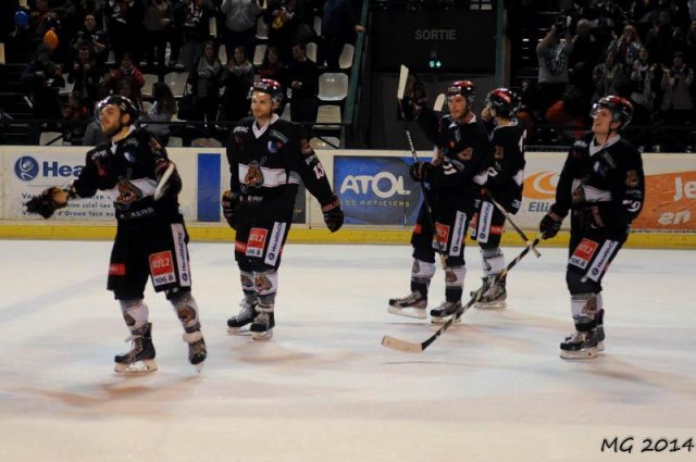 Photo hockey match Bordeaux - Mulhouse le 23/03/2014
