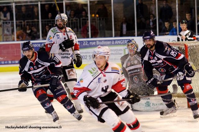 Photo hockey match Angers  - Briançon  le 28/03/2014