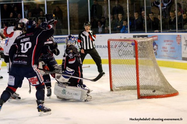 Photo hockey match Angers  - Briançon  le 28/03/2014