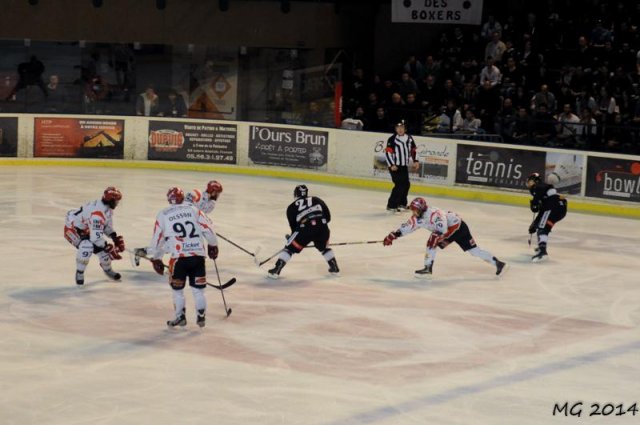 Photo hockey match Bordeaux - Lyon le 01/04/2014
