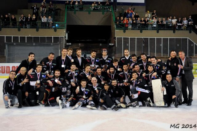 Photo hockey match Bordeaux - Lyon le 01/04/2014