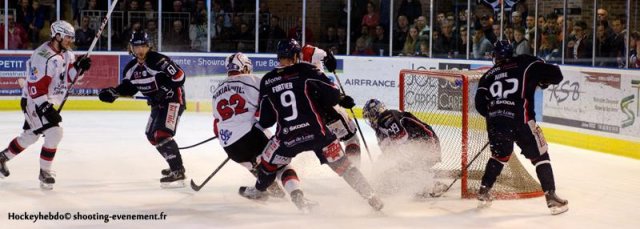 Photo hockey match Angers  - Briançon  le 04/04/2014