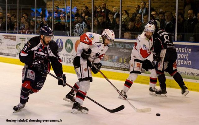 Photo hockey match Angers  - Briançon  le 04/04/2014