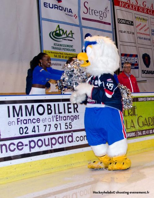 Photo hockey match Angers  - Briançon  le 04/04/2014