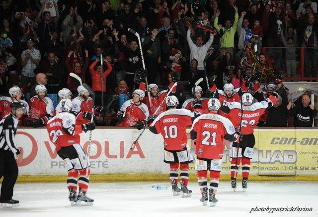 Photo hockey match Briançon  - Angers  le 06/04/2014