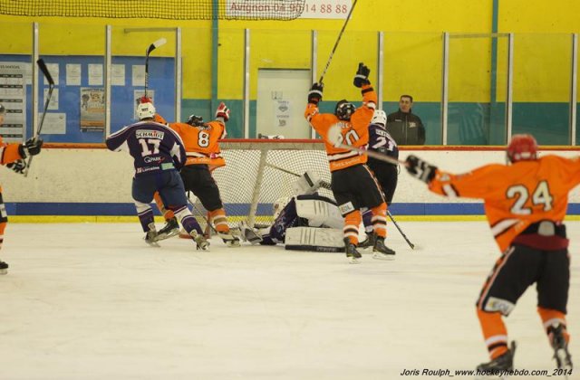 Photo hockey match Boulogne Billancourt - Epinal  le 12/04/2014