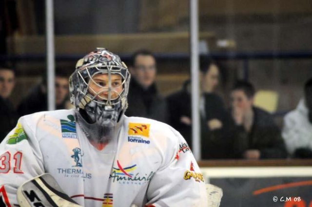 Photo hockey match Caen  - Amnéville le 20/12/2008