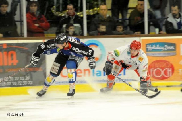 Photo hockey match Caen  - Amnéville le 20/12/2008