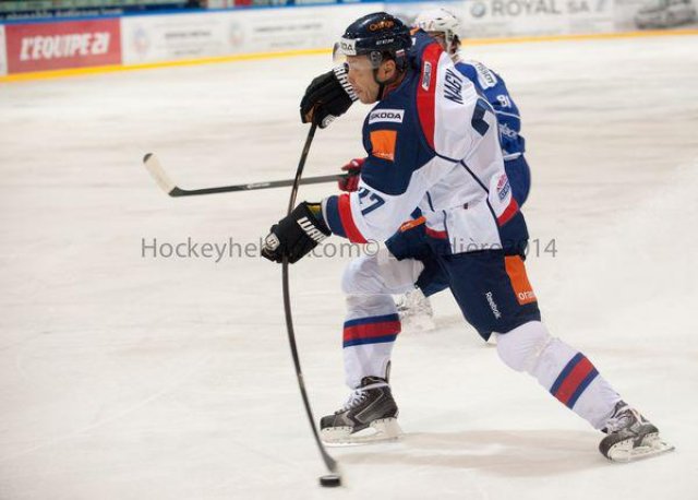 Photo hockey reportage Šatan coule la France à Grenoble