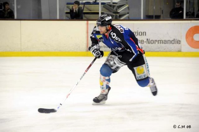 Photo hockey match Caen  - Amnéville le 20/12/2008