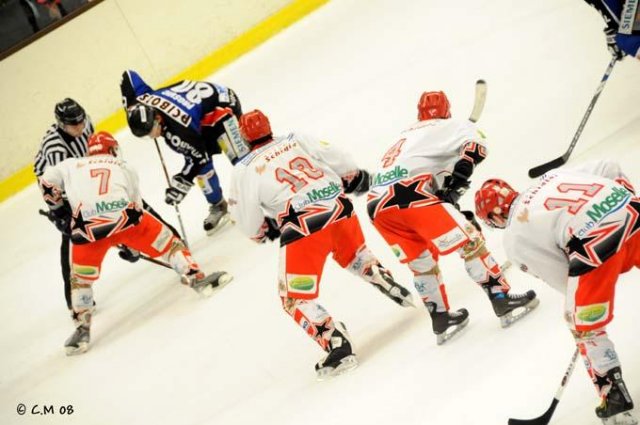 Photo hockey match Caen  - Amnéville le 20/12/2008